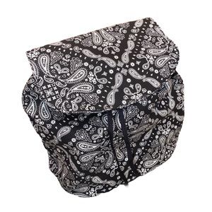 Victoria’s Secret Black White Paisley Back-Pack